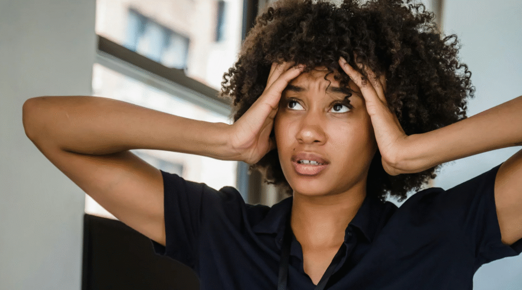 Motorista enfrentando dificuldades com documentação de emplacamento de veículo.